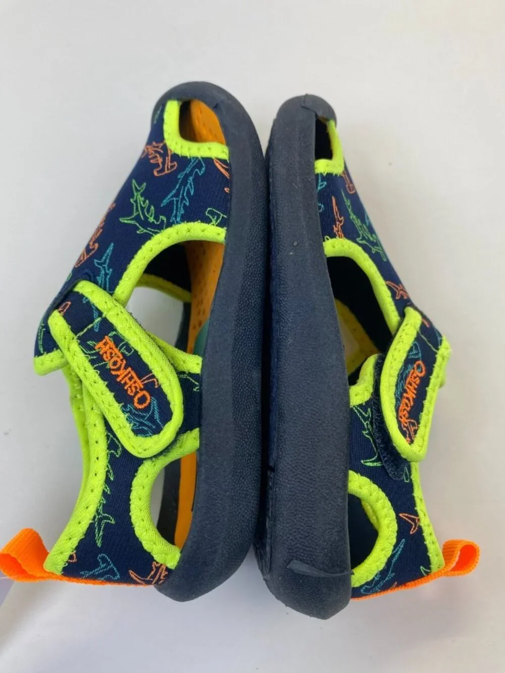 OshKosh Toddler Shark Theme Swim Beach Shoes  8M New w/ tags